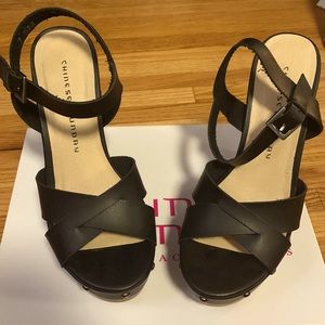 Chinese Laundry wedge heel sandals - size 7.5 women
